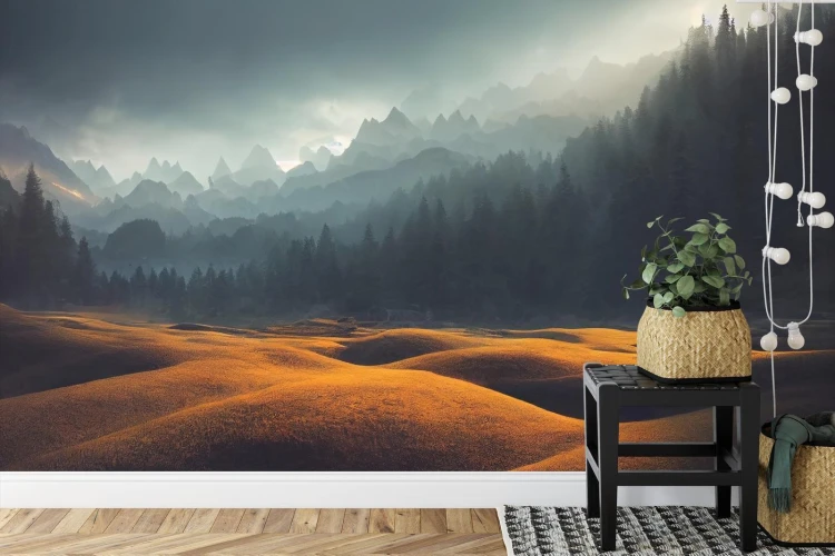 Fototapeta Breathtaking Nature Mountain Landscape  3D
