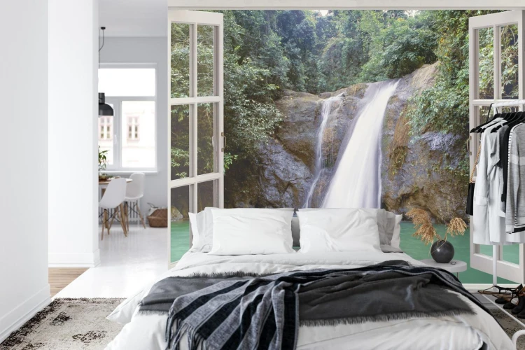 Fototapeta Waterfall Near Iligan Town  Mindanao  Philippines