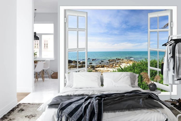 Fototapeta Sea View Open Window
