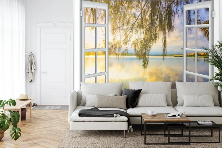 Fototapeta Ocean View Window Paradise
