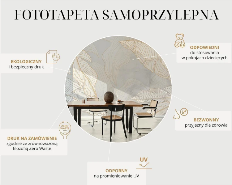 Fototapeta Tropical Trees And Leaves For Digital Printing Wallpaper  Custom Design Wallpaper - 3D