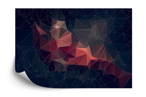 Fototapeta Abstract Retro Colortriangle Background