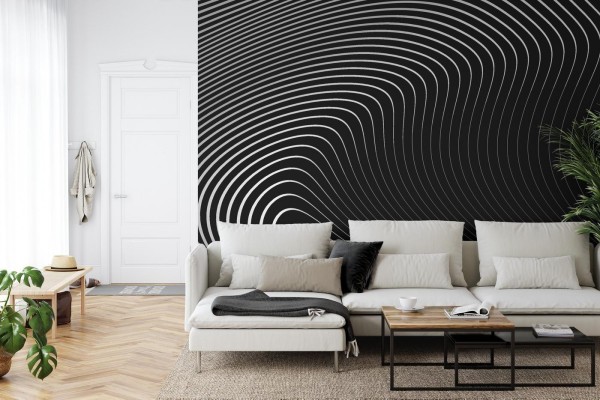 Fototapeta Of The Gray Pattern Of Lines