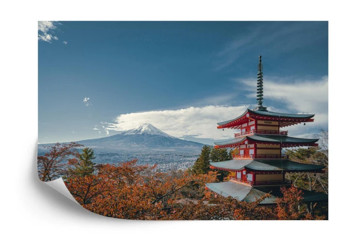 Fototapeta Japońska Pagoda Jesienią