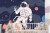 Fototapeta Astronauta W Kosmosie I Planety