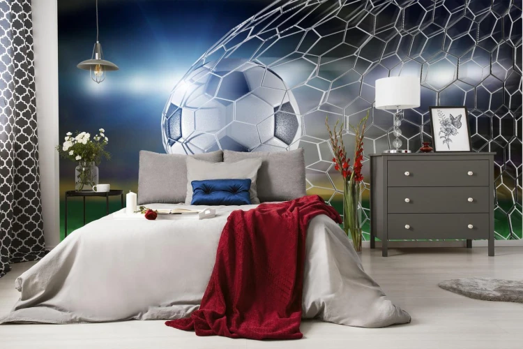 Fototapeta Piłka Nożna Gol 3D