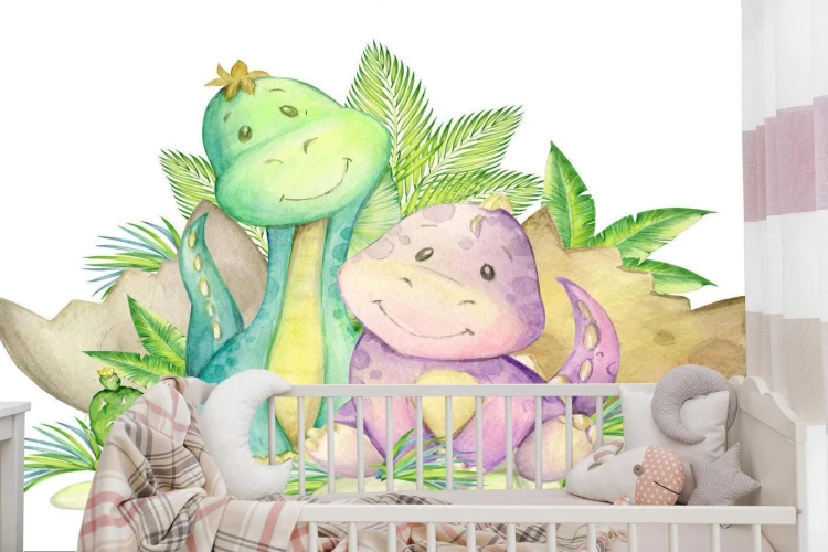 Fototapeta Małe Urocze Dinozaury