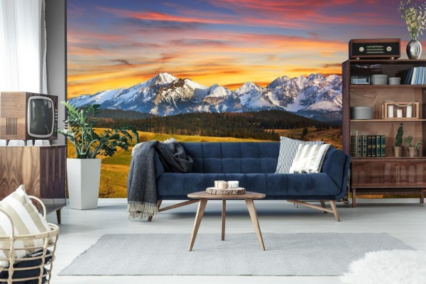 Fototapeta Tatry O Zachodzie Słońca