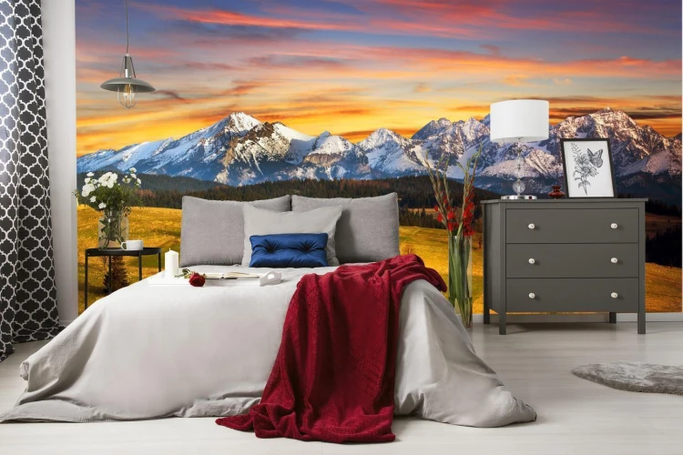 Fototapeta Tatry O Zachodzie Słońca