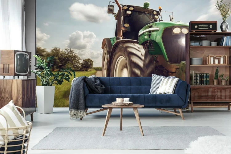 Fototapeta Pędzący Traktor