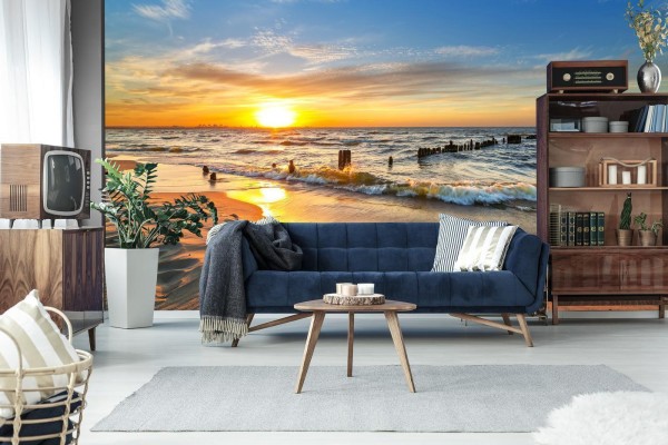 Fototapeta Plaża Zachód Słońca