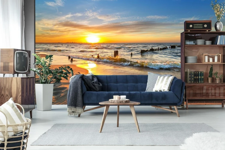 Fototapeta Plaża Zachód Słońca
