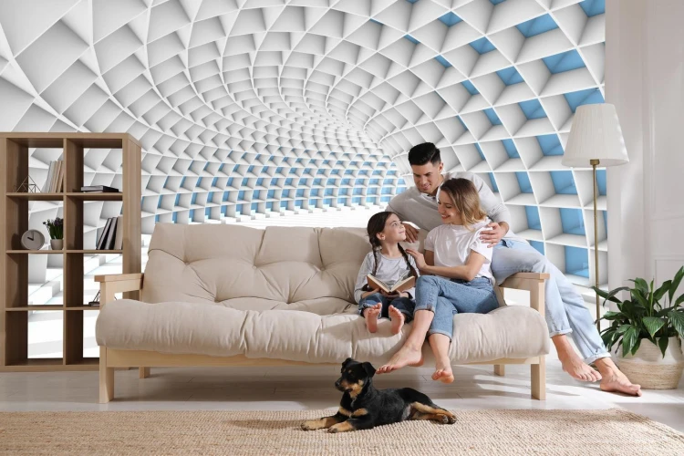 Fototapeta 3D Tunel-Abstrakcja