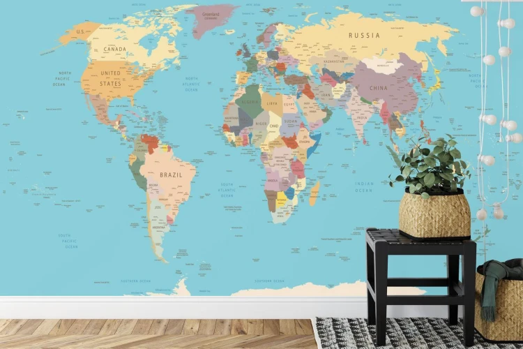 Fototapeta Mapa Świata
