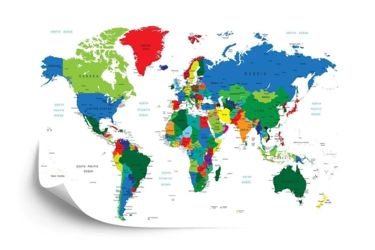 Fototapeta Mapa Świata
