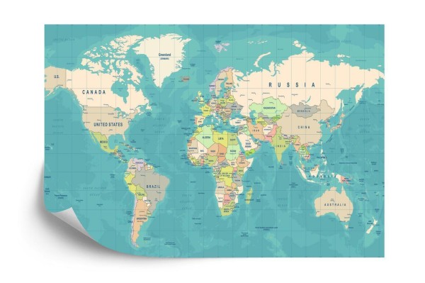 Fototapeta Mapa Świata