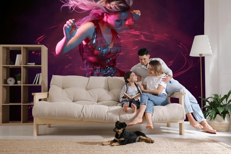 Fototapeta Młoda Kobieta W Tańcu