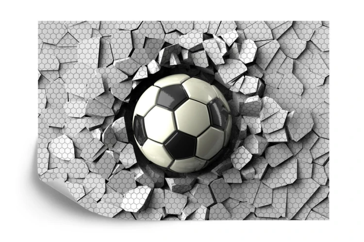 Fototapeta 3D Dla Chłopca  Piłka