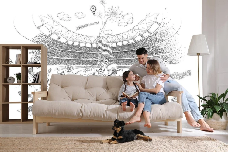 Fototapeta Piłka Nożna Stadion