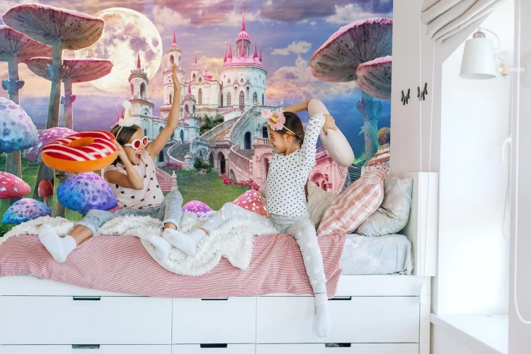 Fototapeta Zamek W Fantastycznej Krainie