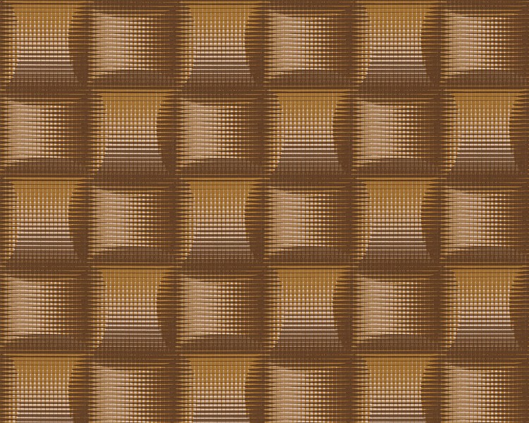 Tapeta AS-Creation Move Your Wall 96180- 2  kwadraty brązowe 3D